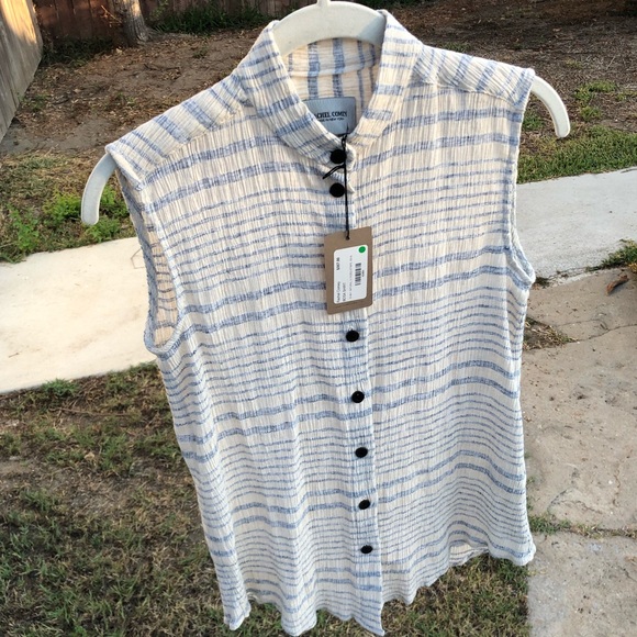Rachel Comey Tops - NWT Rachel Comey Bosa Shirt in Faded Stripe